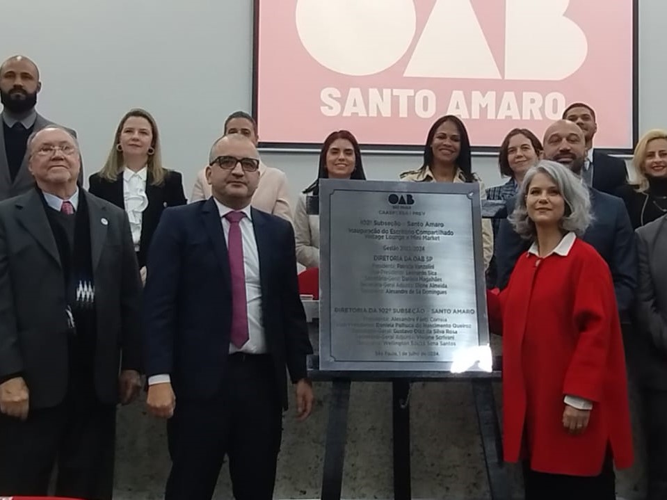 Diretoria da OAB SP participa da inauguração e entrega de carteiras na Subseção Santo Amaro
