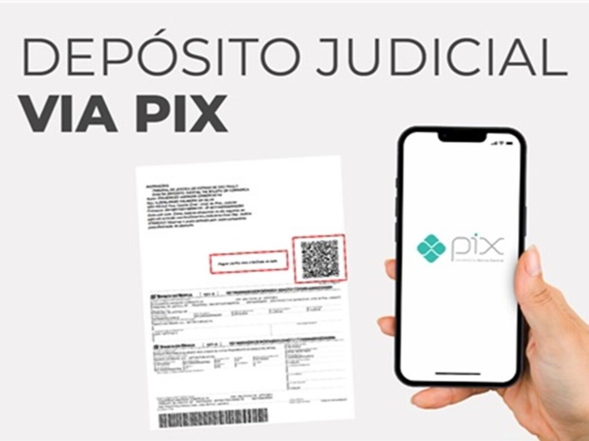 Tribunal de Justiça de São Paulo anuncia que depósitos judiciais por Pix estão disponíveis