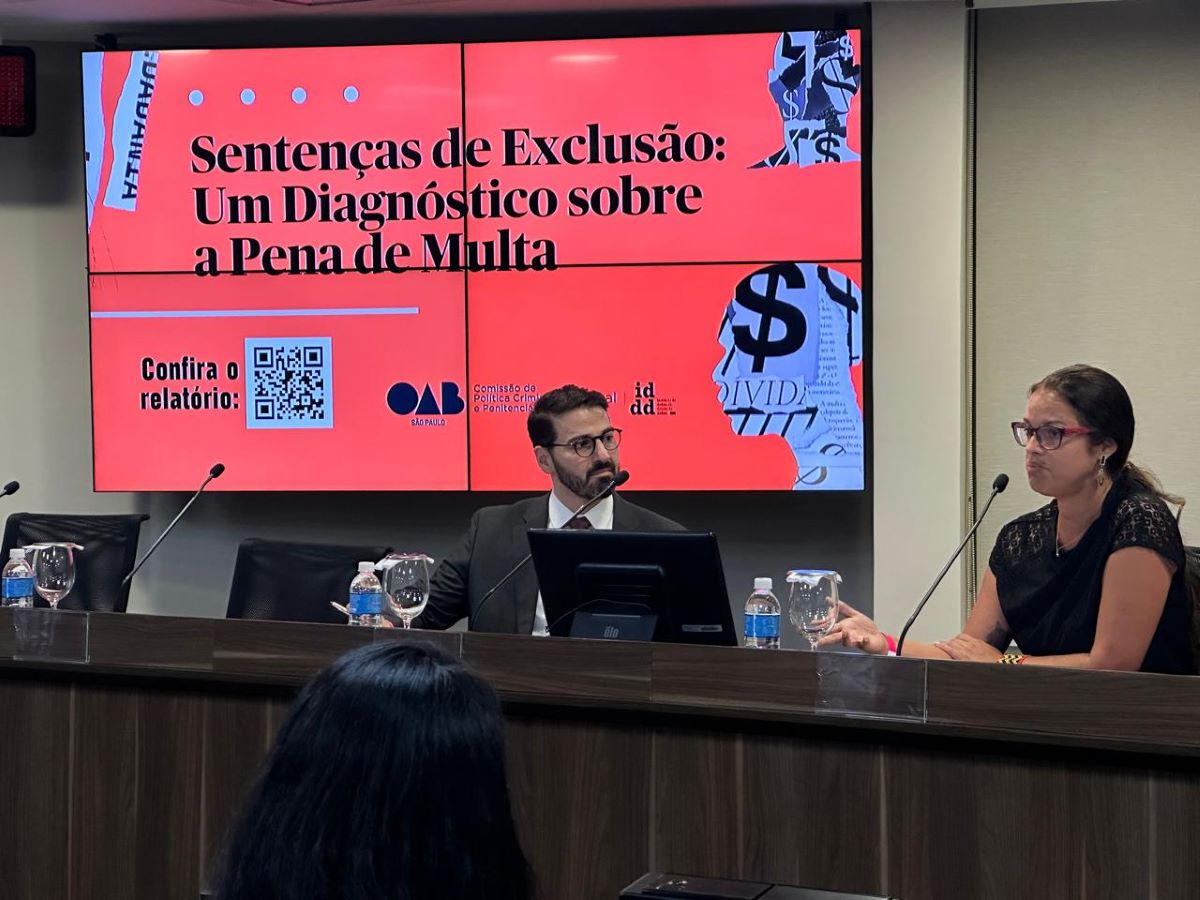OAB SP recebe lançamento de relatório ‘Pena de multa, sentenças de exclusão’, produzido pelo IDDD