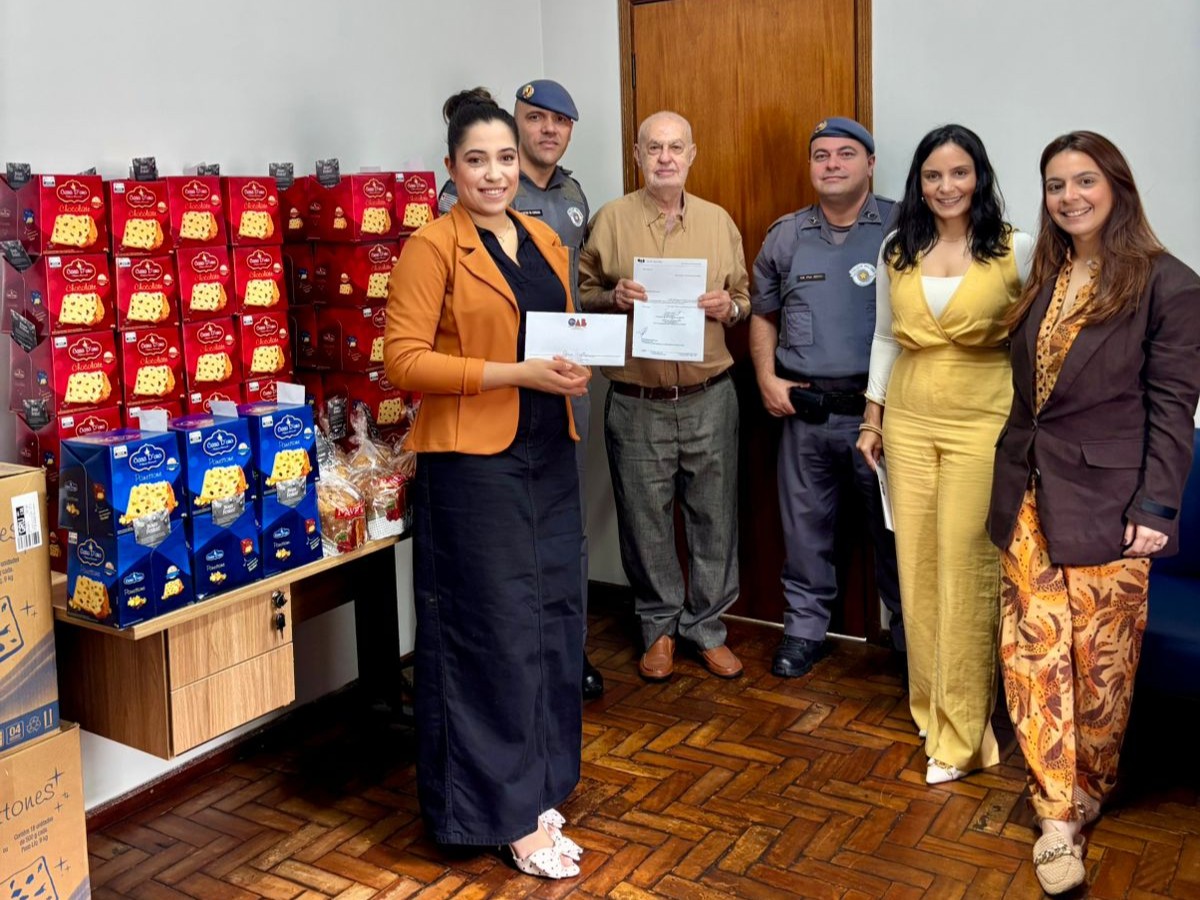 OAB SP destaca ação solidária da subseção de Descalvado em campanha de natal