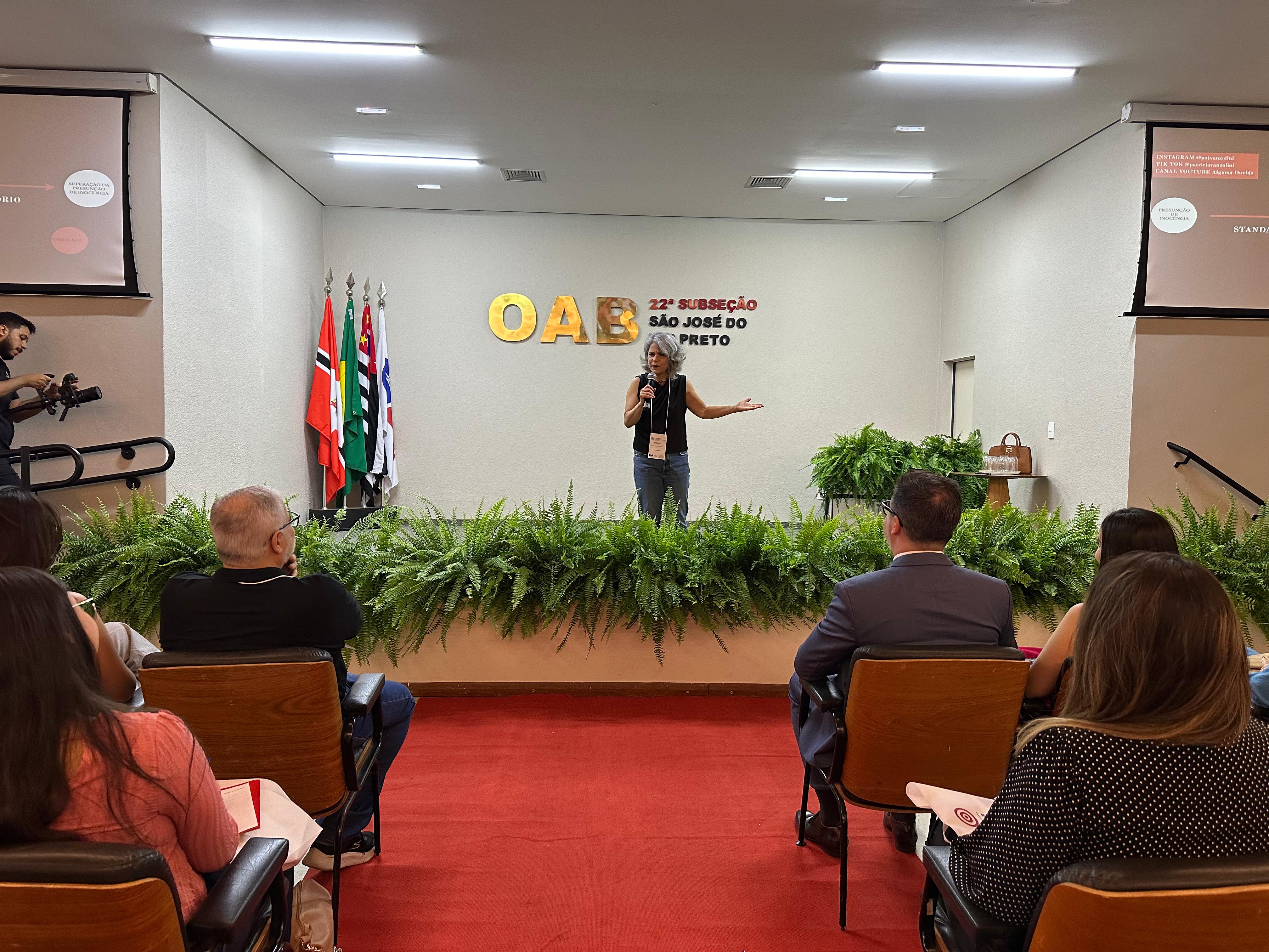 Patricia Vanzolini, presidente da OAB SP, reforça compromisso da Ordem com a Jovem Advocacia