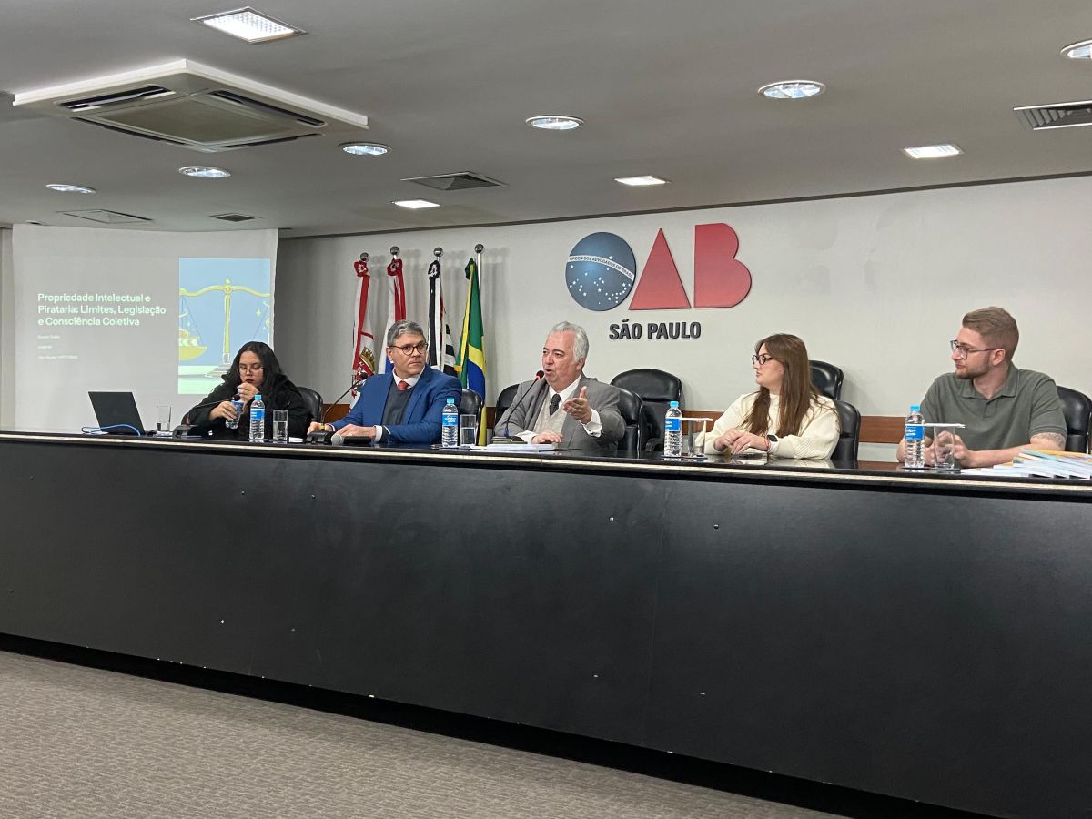 OAB SP amplia discussão sobre pirataria e direitos de propriedade intelectual