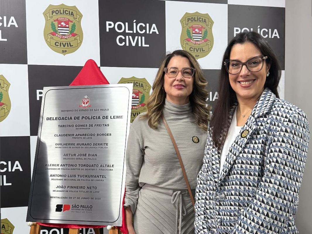 Vice-presidente representa OAB SP em reinauguração da sede da Delegacia de Polícia de Leme