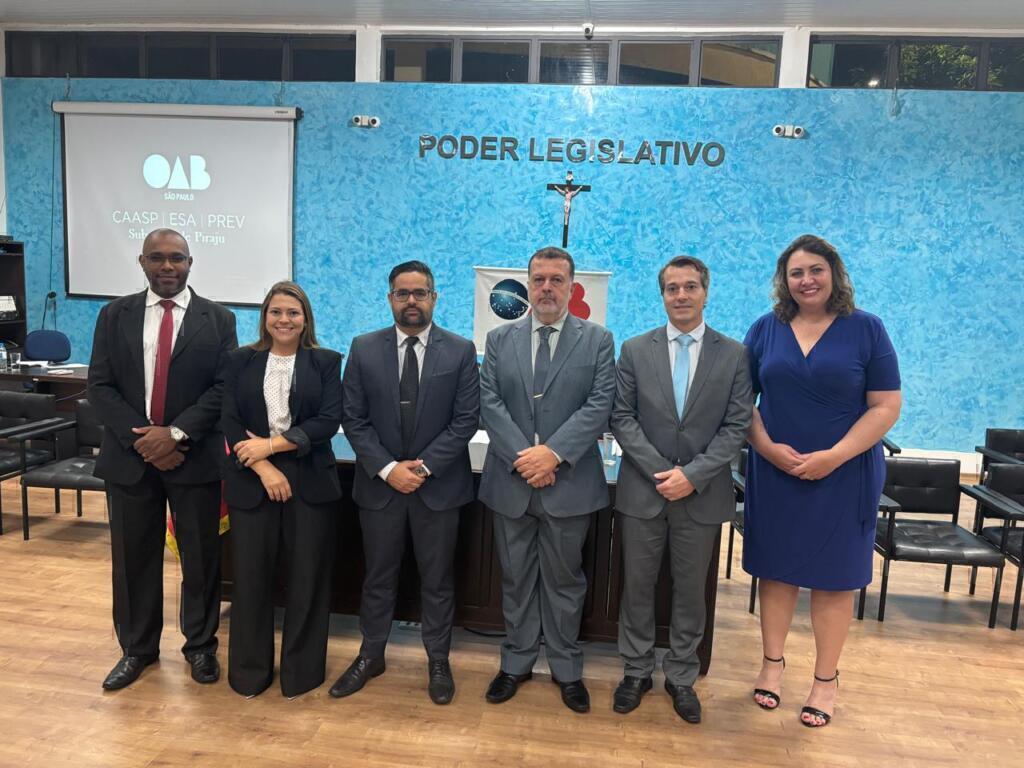 Diretoria da Subseção de Piraju é empossada em solenidade realizada na Câmara Municipal
