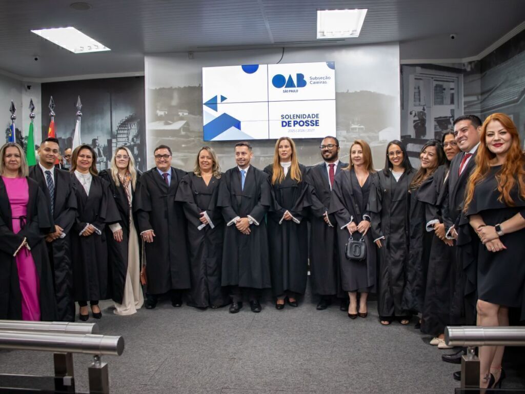 OAB Caieiras realiza cerimônia solene de posse de sua primeira diretoria