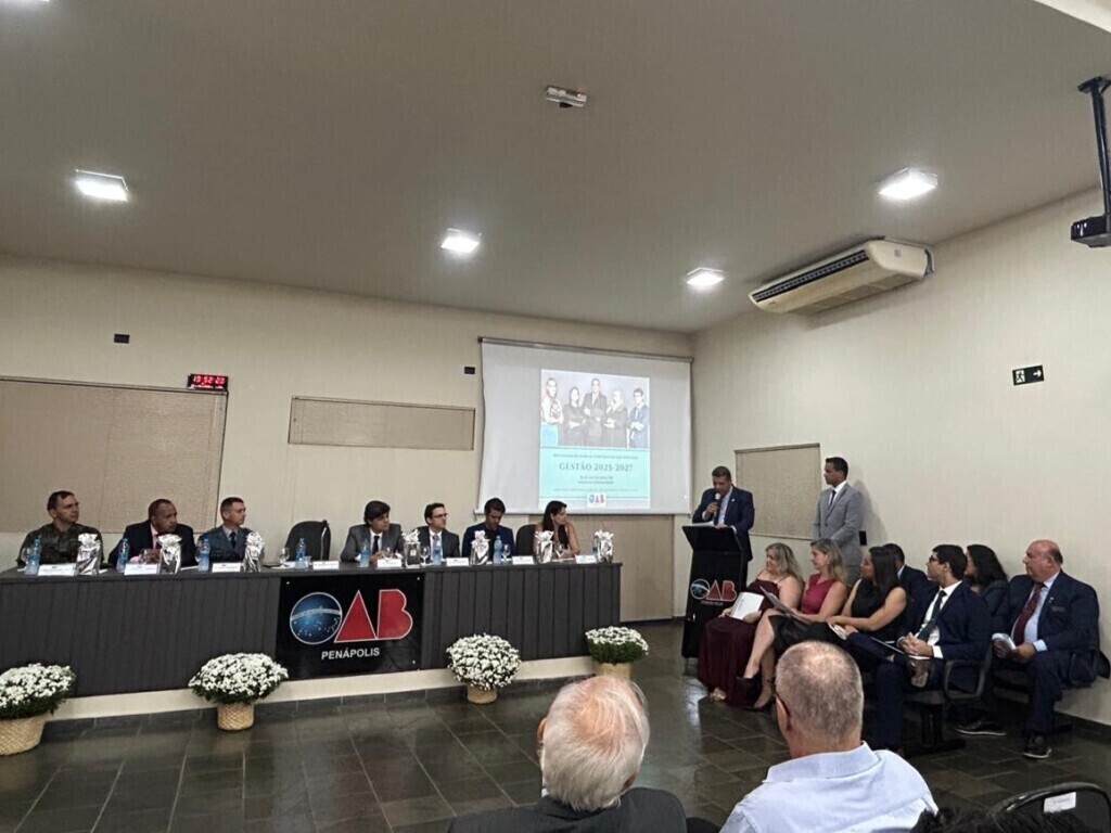 Presidente da OAB SP prestigia cerimônia de posse da Subseção de Penápolis
