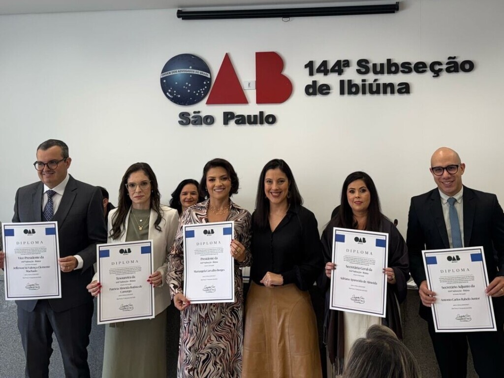 Vice-presidente da OAB SP participa da cerimônia de posse da diretoria da Subseção de Ibiúna