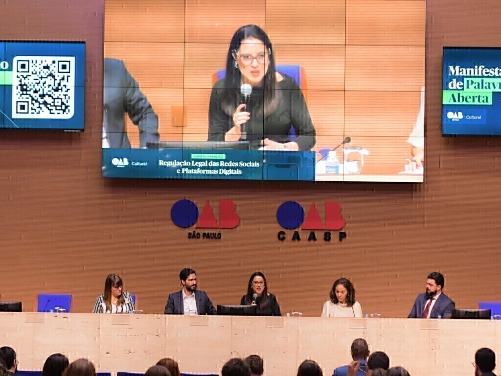 Regulação das redes sociais e desafios da governança digital são destaques de Audiência Pública promovida pela OAB SP