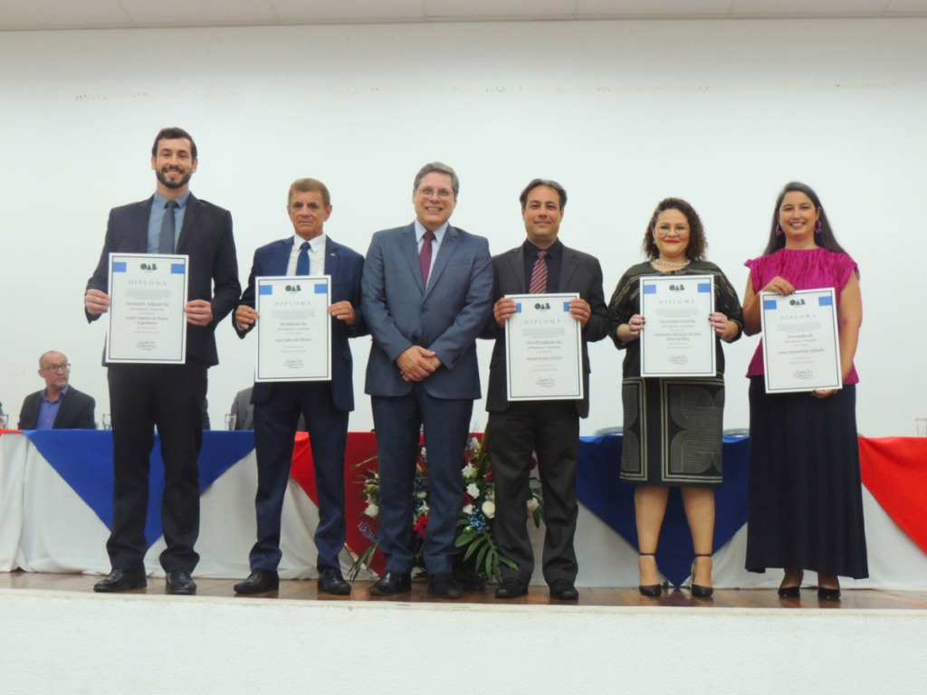 Diretor-tesoureiro da OAB SP participa da cerimônia de posse da diretoria da Subseção de Tremembé
