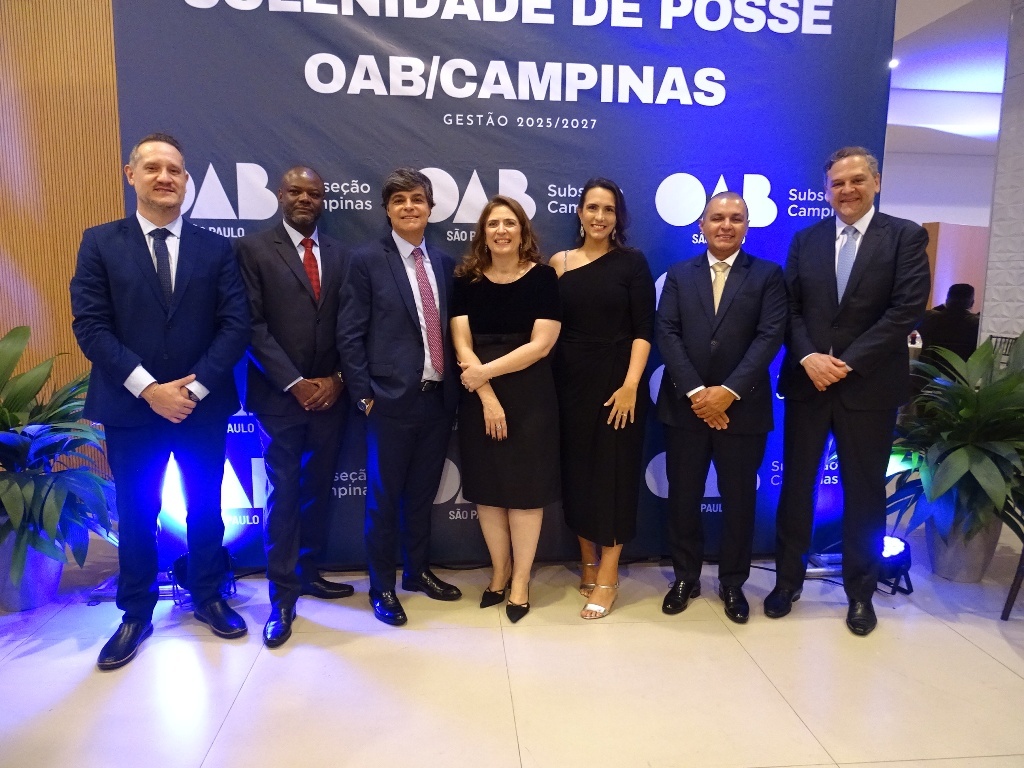 Presidente e vice-presidente da OAB SP participam da cerimônia de posse da diretoria da Subseção de Campinas
