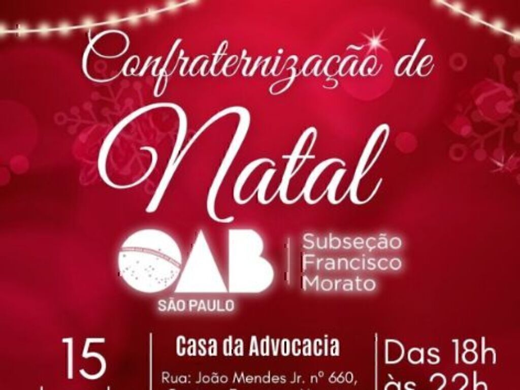 Confraternização de Natal