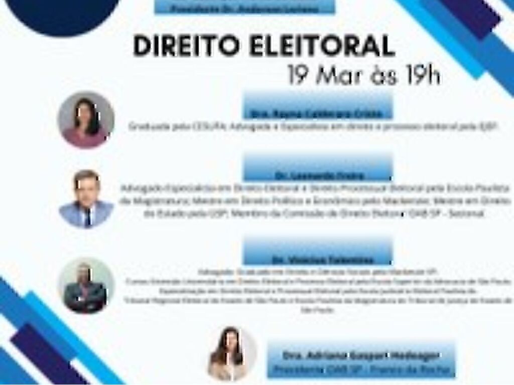 Palestra Direito Eleitoral