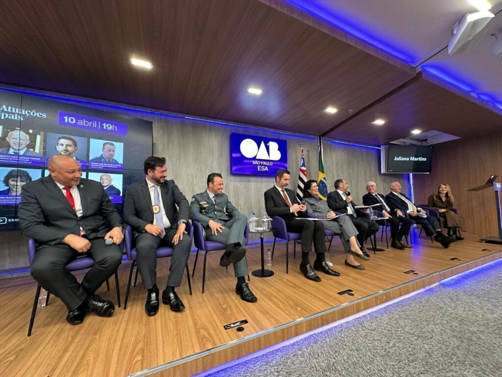 ESA OAB SP promoveu debate sobre segurança pública e a atuação das Guardas Municipais