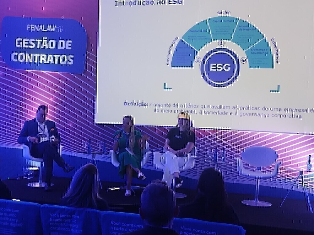 Impacto do ESG na elaboração e gestão de contratos é destaque na Fenalaw