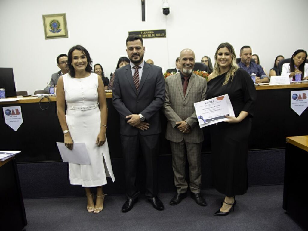 Nova diretoria da Subseção de Embu-Guaçu toma posse em cerimônia na Câmara Municipal da cidade