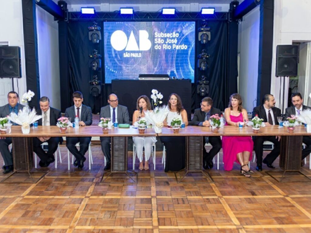 Cerimônia solene celebra diretoria da OAB São José do Rio Pardo para o triênio 2025/2027
