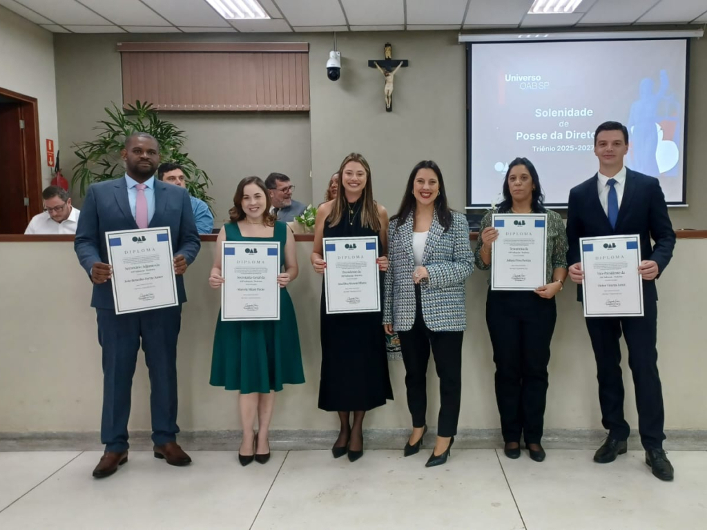 Vice-presidente da OAB SP participa da cerimônia de posse da diretoria da Subseção de Pedreira
