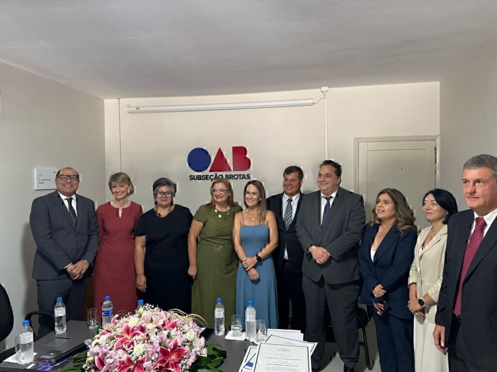 Secretária-geral da OAB SP participa de evento de posse da diretoria da Subseção de Brotas