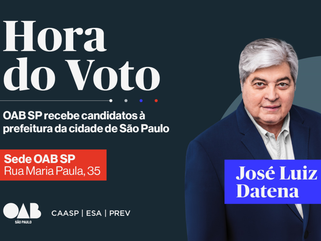 Hora do Voto recebe José Luiz Datena no próximo dia 27 de setembro