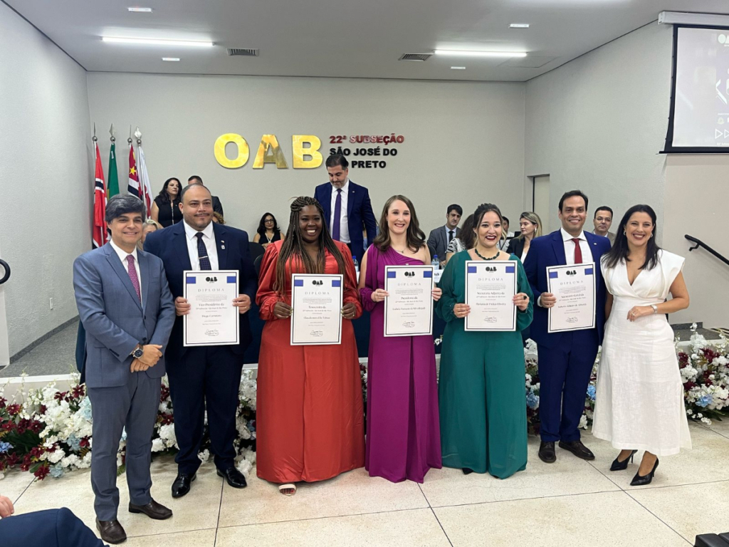 Presidente e vice-presidente da OAB SP participam da cerimônia de posse da diretoria da Subseção de São José do Rio Preto