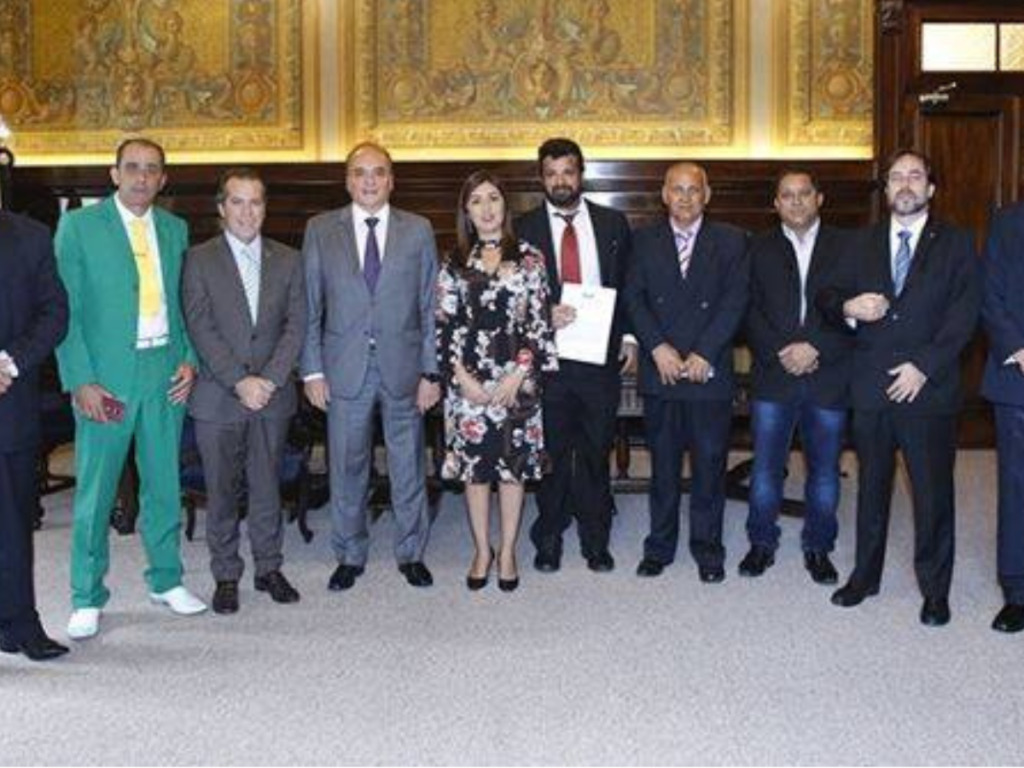 O presidente do tribunal de justiça de São Paulo, desembargador Paulo Dimas de Bellis Mascaretti, se reuniu com a diretoria da 235° subseção de Mairinque