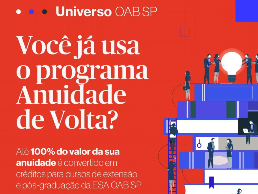ESA OABS - Programa Anuidade de volta