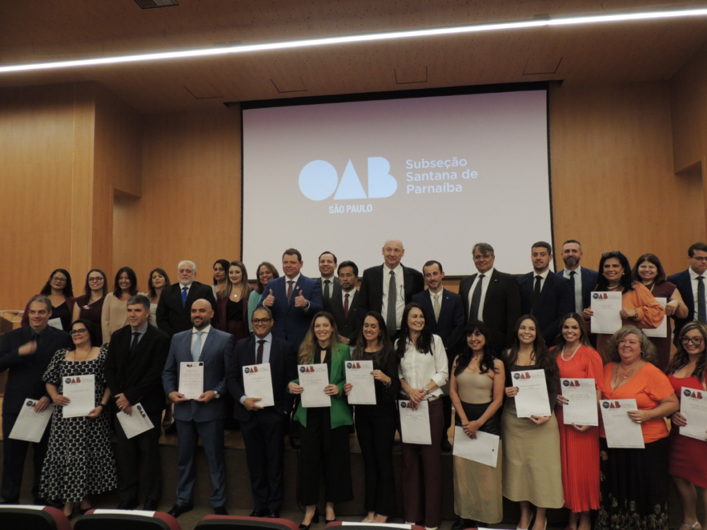 OAB Santana de Parnaíba celebra posse de sua nova diretoria em cerimônia solene