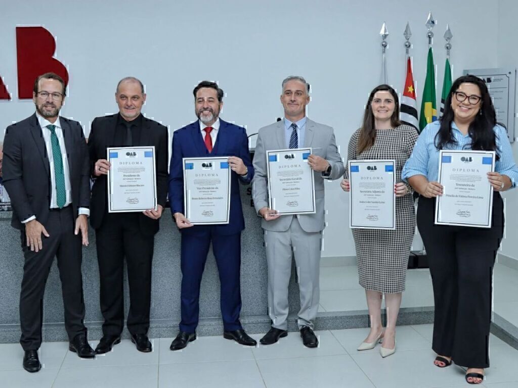 Nova diretoria da Subseção de Patrocínio Paulista é empossada na Casa da Advocacia e Cidadania Dr. José Oscar de Castro
