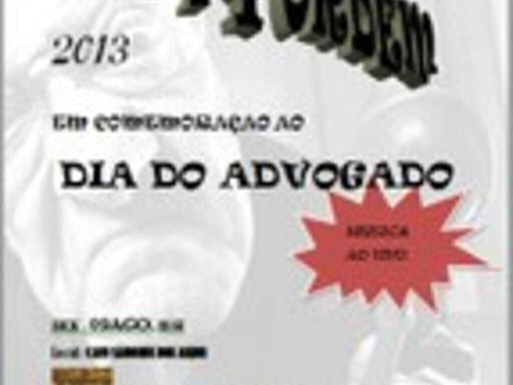 Comemoração do Dia do Advogado