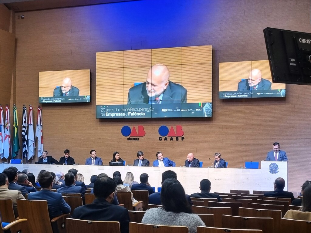 OAB SP sedia congresso em celebração aos 20 anos da Lei de Recuperação de Empresas e Falências