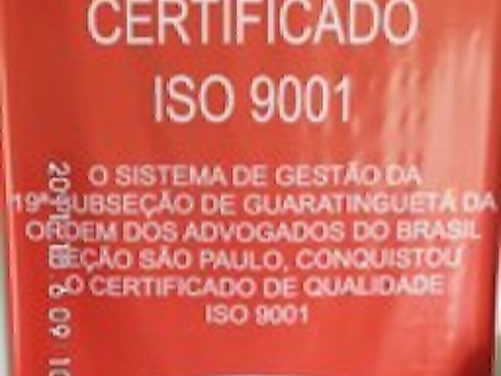 A 19ª Subseção , Obteve a Certificação ISO 9001:2000