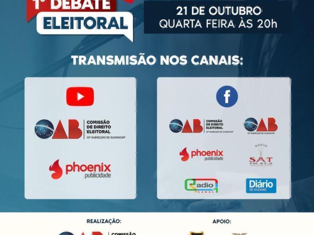 Primeira Debate Eleitoral - Candidatos a Prefeito de Suzano